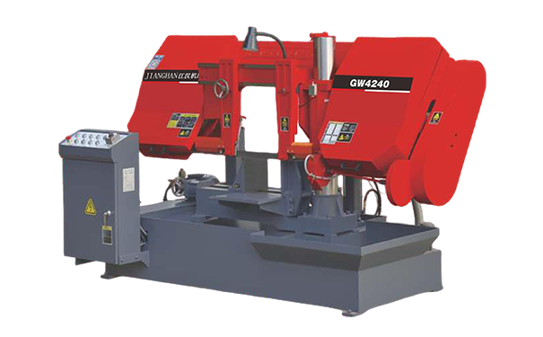 黄圃镇GW4240双柱卧式带锯床
